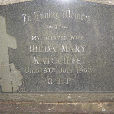 RATCLIFFE Hilda Mary -1963
