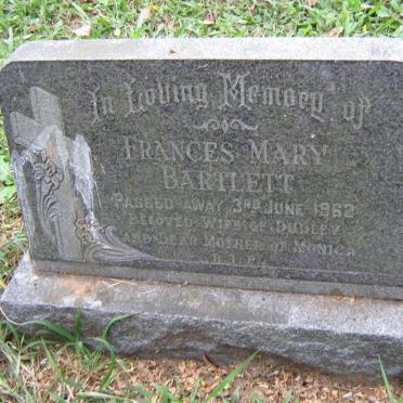 BARTLETT Frances Mary -1962