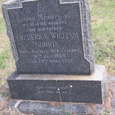 NORRIS Frederick William 1869-1952