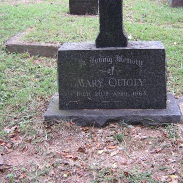 QUIGLY Mary -1963