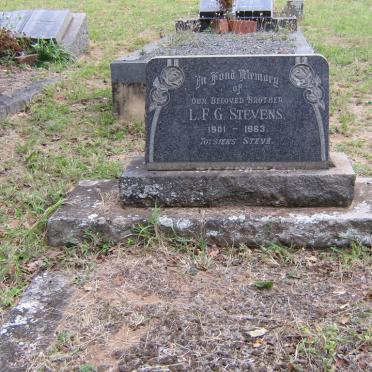 STEVENS L.F.G. 1901-1963
