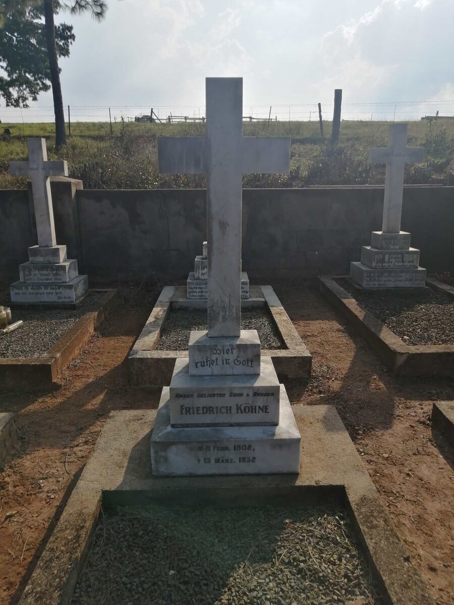 KOHNE Friedrich 1902-1932