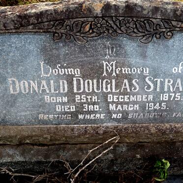 STRACHAN Donald Douglas 1875-1945