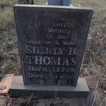 THOMAS Shirly B. 1959-1960