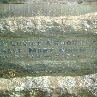 KIRKMAN John -1922 :: KIRKMAN John Wyndham 1877-19?? :: KIRKMAN Grace Mary 1881-1965