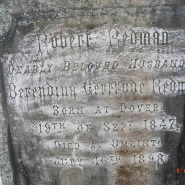 REDMAN Robert 1847-1898
