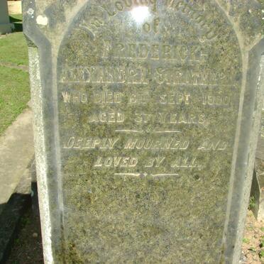 STRATHERN Frederick Alexander -1890