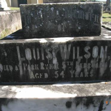 WILSON Louis -1917