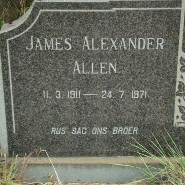 ALLEN James Alexander 1911-1971