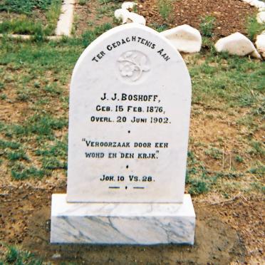 BOSHOFF J.J. 1876-1902