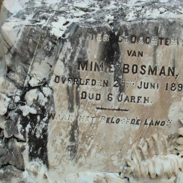 BOSMAN Mimie -1897