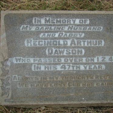 DAWSON Reginold Arnold -1943