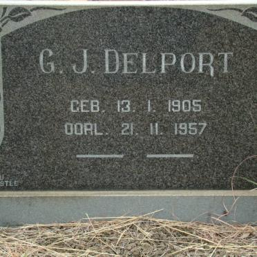 DELPORT G.J. 1905-1957
