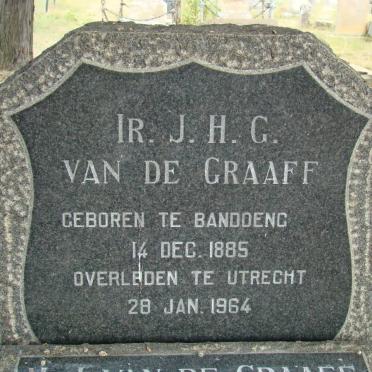 GRAAFF I.J.H.C., van de 1885-1964