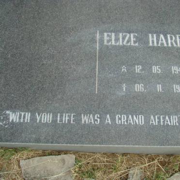 HARBER Elize 1948-1996