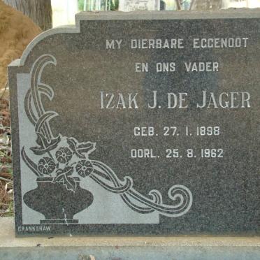 JAGER Izak J., de 1898-1962