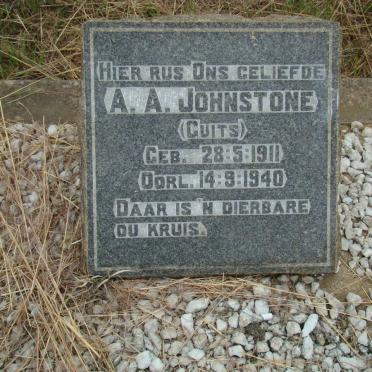 JOHNSTONE A.A. nee GUITS 1911-1940
