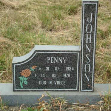 JOHNSON Penny 1934-1979