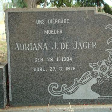 JAGER Adriana J., de 1904-1976