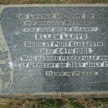 LLOYD Ellen 1861-1943