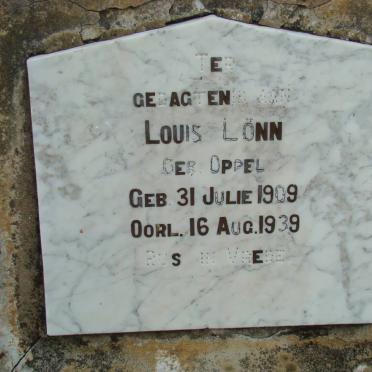 LONN Louis nee OPPEL 1909-1939