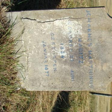 MARITZ Johannes Marthinus 1834-1877
