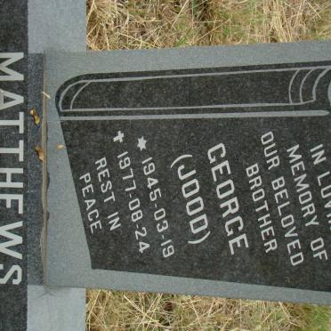 MATTHEWS George 1945-1977