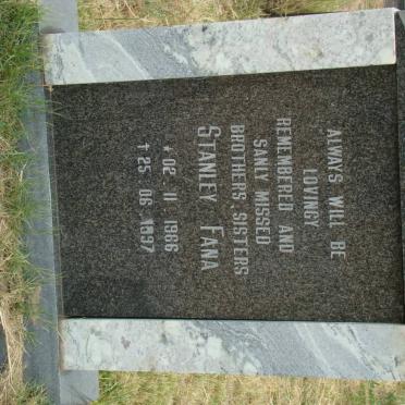 MIDDLETON Stanley Fana 1966-1997