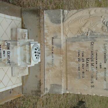 MARITZ Gerhardus Marthinus S. 1883-1948
