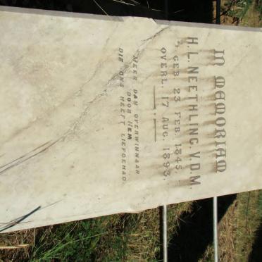 NEETHLING H.L. 1845-1893