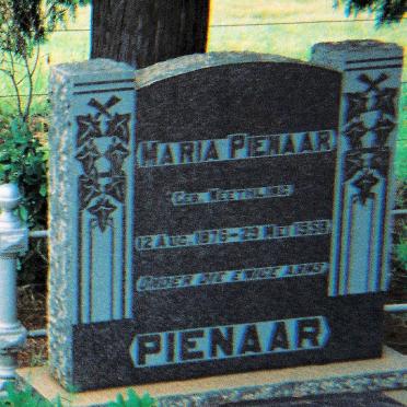 PIENAAR Maria née NEETHLING  1876-1958