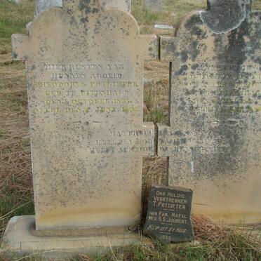 POTGIETER Theodorus 1805-1892 &amp; Magdalena Jacomina MEYER 1818-1885