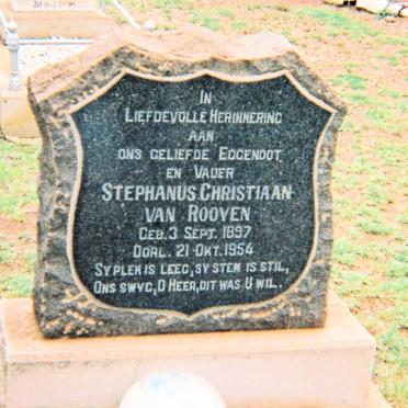 ROOYEN Stephanus Christiaan, van 1897-1954