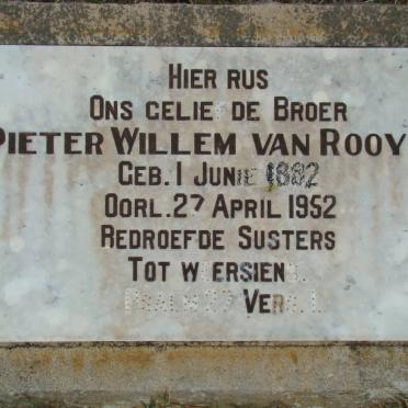 ROOYEN Pieter Willem, van 1882-1952