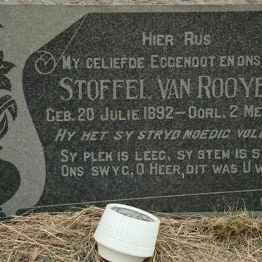 ROOYEN Stoffel, van 1892-1960