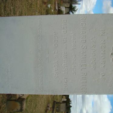 RUTTER Richard Samuel -1903