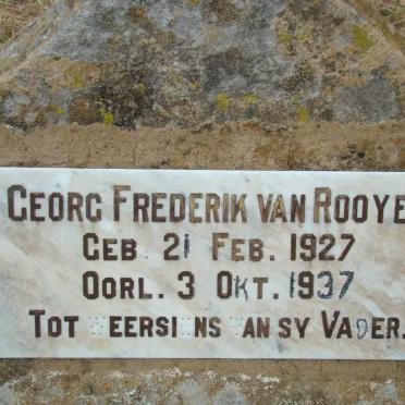 ROOYEN Georg Frederik, van 1927-1937