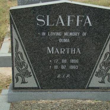 SLAFFA Martha 1886-1969