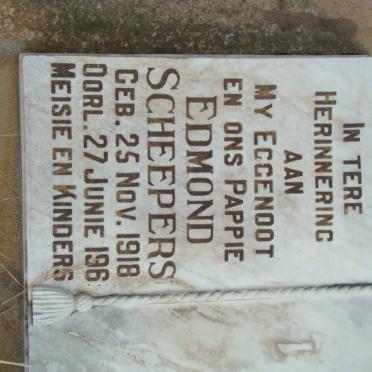 SCHEEPERS Edmond 1918-1961