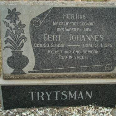 TRYTSMAN Gert Johannes 1898-1975