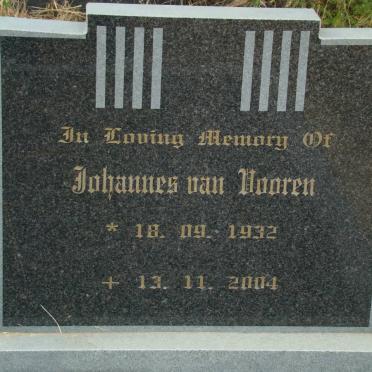 VUUREN Johannes, van 1932-2004