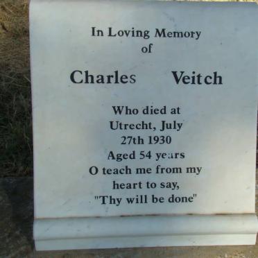 VEITCH Charles -1930