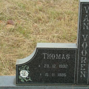 VOOREN Thomas, van 1932-1985