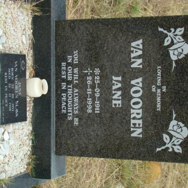 VOOREN Jane, van 1911-1998