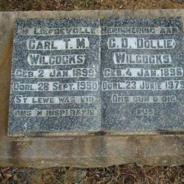 WILCOCKS Carl T.M. 1899-1950 &amp; G.D. 1896-1979