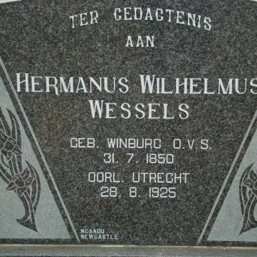 WESSELS Hermanus Wilhelmus 1850-1925