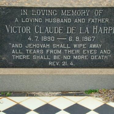 HARPE Victor Claude, de la 1890-1967