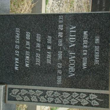 JOHNSTONE Bernardus Pieter 1903-1966 &amp; Alida Jacoba 1919-1995 