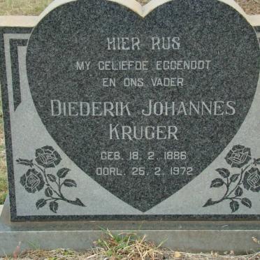 KRUGER Diederik Johannes 1886-1972
