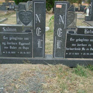 NEL Salmon 1920-1977 &amp; Kotie 1923-2002
